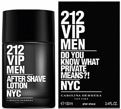 CAROLINA HERRERA 212 VIP AFTER SHAVE LOTION 100ML