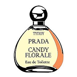 EAU DE TOILETTE ΤΥΠΟΥ PRADA-CANDY FLORALE WOMEN 100ML