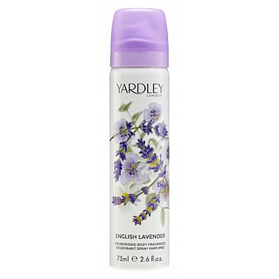 YARDLEY ENGLISH LAVENDER BODY SPRAY 75ML WOMEN