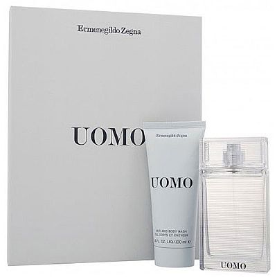 ZEGNA UOMO EDT 50ML VAPO + HAIR & BODY WASH 100ML MEN (SET)