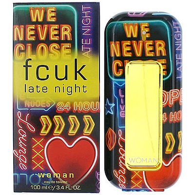 FCUK LATE NIGHT EDT 100ML VAPO WOMEN