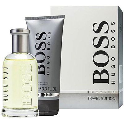 BOSS BOTTLED EDT 100ML VAPO MEN + SHOWER GEL 100ML (SET)