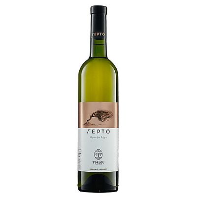 Gerto - Organic White Dry Wine Thrapsathiri 750ml - Toplou Estate Sitia