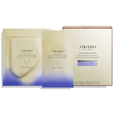 SHISEIDO  VITAL PERFECTION LIFTDEFINE RADIANCE FACE MASK 6TMX