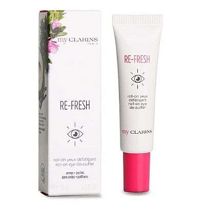 CLARINS RE-FRESH ROLL-ON EYE DE-PUFFER 15ML