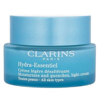 CLARINS HYDRA ESSENTIEL LIGHT MOISTURIZING CREAM ALL SKIN TYPES 50ML