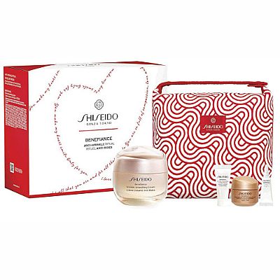 SHISEIDO BENEFIANCE WRINKLE SMOOTHING CREAM 50ML SET(5PCS)