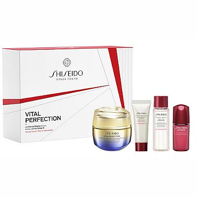 SHISEIDO VITAL PERFECTION UPLIFTING AND FIRMING ADVANCED CREAM ENRICHED 50ML SET (4PCS)